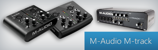 NAMM2013: Trzy nowe interfejsy M-Track od M-Audio