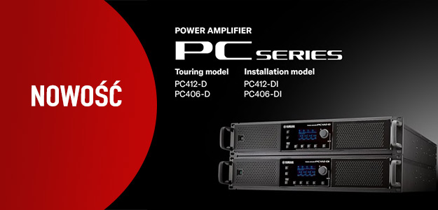 Nowe wzmacniacze z dante do touringu i instalacji: Yamaha PC-D / PCDI