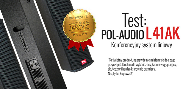 TEST: Aktywny, konferencyjny system liniowy POL-AUDIO L 41 AK