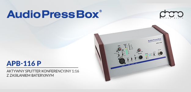 Splitter dziennikarski AudioPressBox APB-116 P 