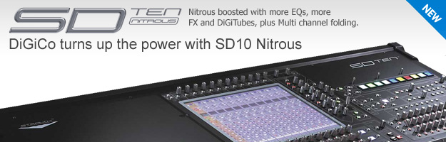 DiGiCo prezentuje mikser cyfrowy SD10