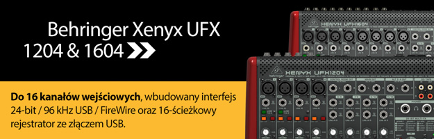 Xenyx UFX - nagrywanie wielośladowe dla każdego