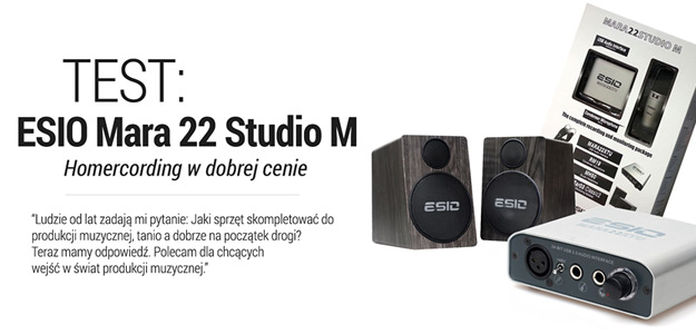 Sprawdziliśmy zestaw do homerecordingu ESIO Mara 22 Studio M