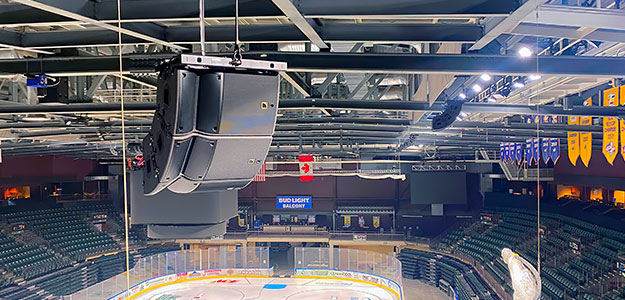 Budweiser Events Centre z nagłośnieniem L-Acoustics