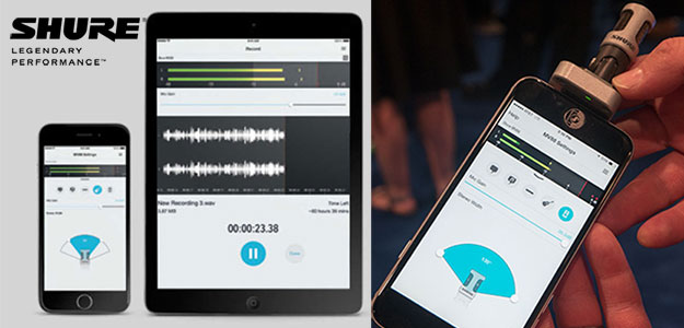 Shure udostępnia nową wersję aplikacji ShurePlus MOTIV