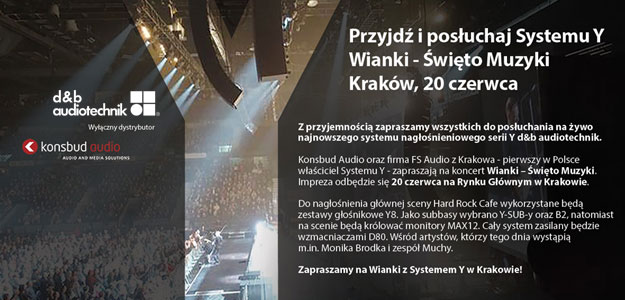 Konsbud Audio i FS Audio zapraszają na &quot;Wianki - Święto Muzyki&quot; 