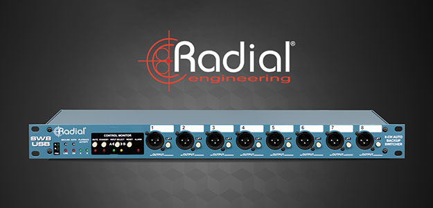 Radial SW8-USB - Przełącznik audio i interfejs w jednym