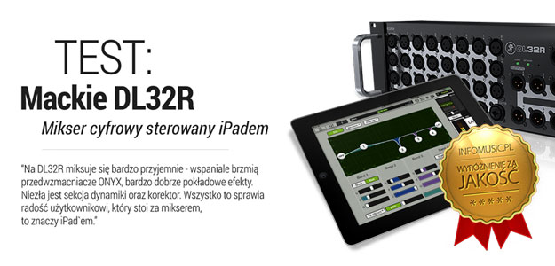 TEST: Mackie DL32R - Rackowy mikser cyfrowy sterowany iPadem