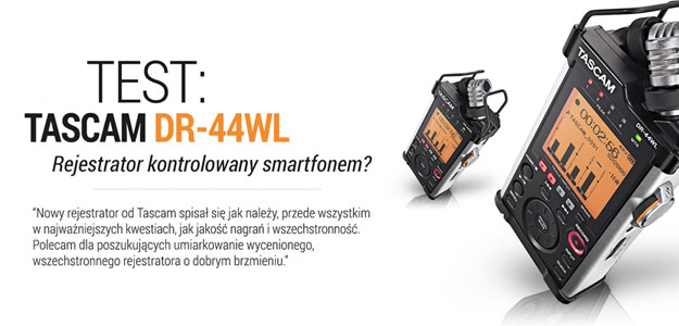 Test rejestratora cyfrowego Tascam DR-44WL w Infomusic.pl