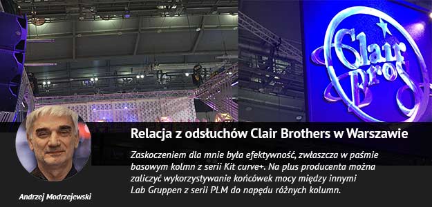 Clair Brothers - relacja z pokazu w Warszawie
