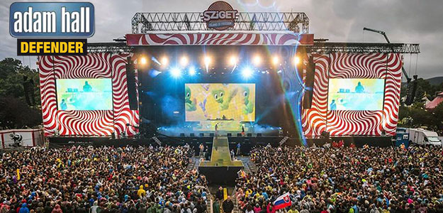 Osłony kablowe Defender na Sziget Festival