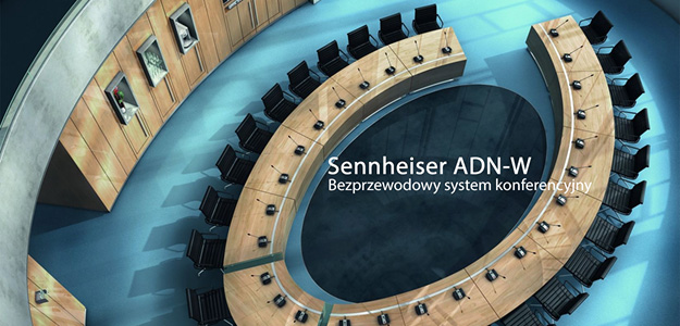 Bezprzewodowy system konferencyjny ADN-W od Sennheisera