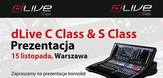 Prezentacja Allen &amp; Heath dLive już 15 listopada