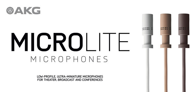 AKG prezentuje nową serię miniaturowych mikrofonów MicroLite