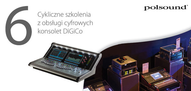 Szkolenie z obsługi konsolet DiGiCo już 17 maja w Łomiankach