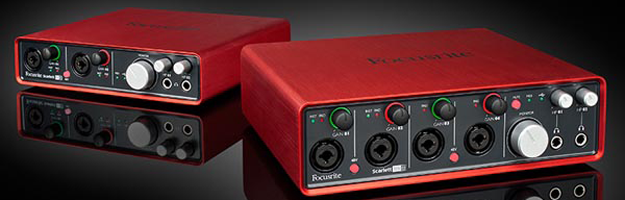 Nowe interfejsy z serii Scarlett od Focusrite