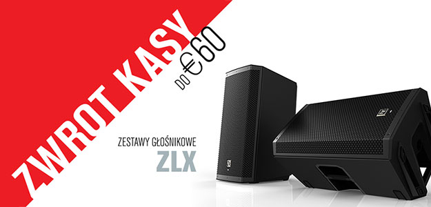 Zwrot kasy! Electro-Voice zwraca do 60 euro za zakup zestawów głośnikowych ZLX