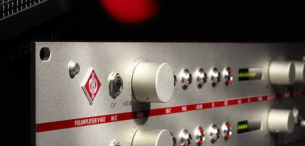 V 402 - pierwszy samodzielny przedwzmacniacz mikrofonowy od Neumann