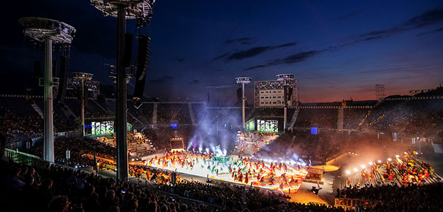 Unikalny system Meyer Sound nagłośnił szwajcarski Lavish Fete des Vignerons