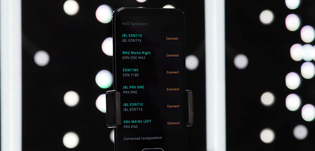 JBL Professional udostępnił nową wersję aplikacji Pro Connect 