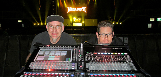 DiGiCo w trasie koncertowej z Megadeth