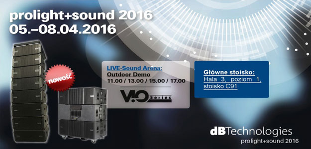 dBTechnologies ViO - Premiera nowych liniówek na Prolight+Sound 2016