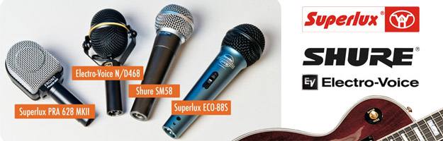 Homerecording, czyli test mikrofonów do domowego nagrywania (Superlux PRA628MKII )