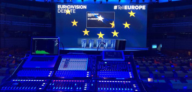 Konsolety DiGiCo SD10 w Parlamencie Europejskim w Brukseli