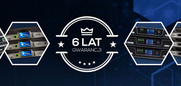 Wzmacniacze Crown teraz z 6-letnią gwarancją