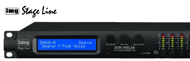 DSM-480LAN, cyfrowy procesor głośnikowy od IMG Stage Line