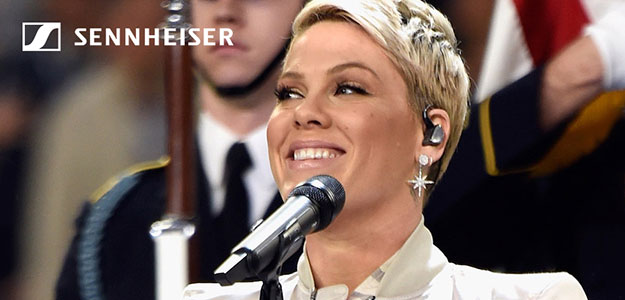 Super Bowl: Występ P!NK z systemem Sennheiser