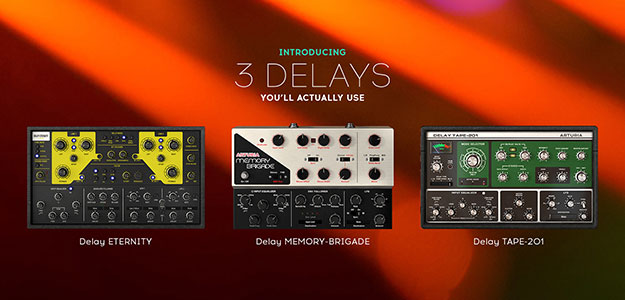 TAPE-201, Memory-Brigade i Eternity - Arturia publikuje nowe efekty delay