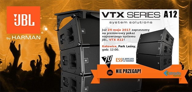 ESS Audio zaprasza na premierę systemów liniowych JBL VTX A12