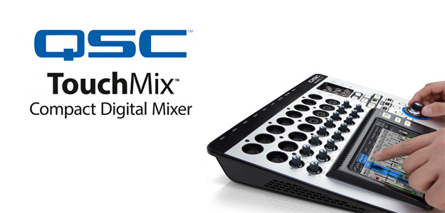QSC prezentuje miksery cyfrowe TouchMix-8 i TouchMix-16