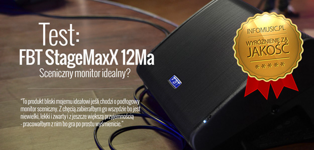 Test monitora scenicznego FBT StageMaxX 12Ma