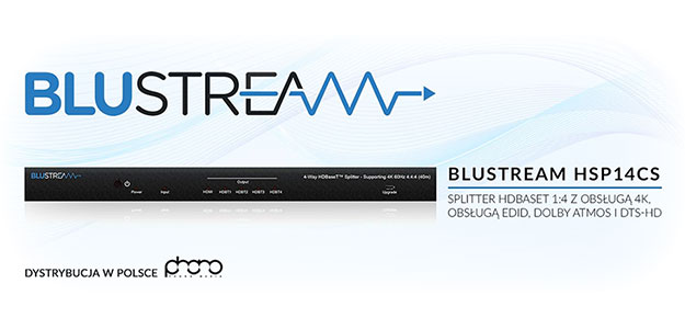 HSP14CS - Nowy splitter HDBaseT od Blustream