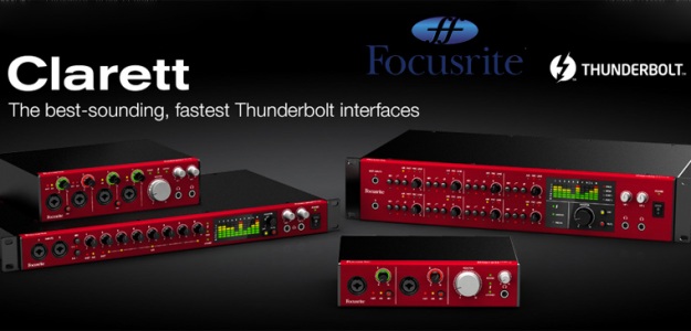NAMM 2015: Clarett, najnowsze interfejsy audio Thunderbolt od Focusrite