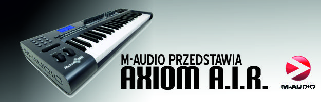 M-Audio prezentuje kontrolery Axiom A.I.R.