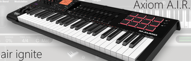 Oprogramowanie AIR Ignite w serii klawiatur Axiom A.I.R. 