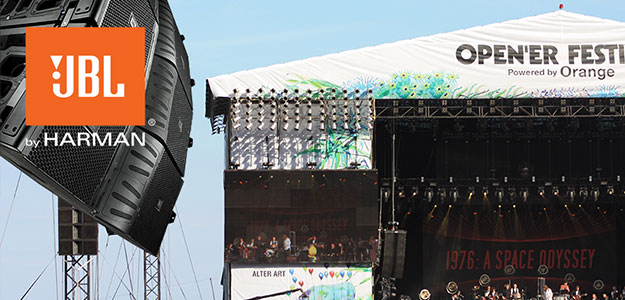 Potężny JBL VTX nagłośnił Open'er Festival 2016