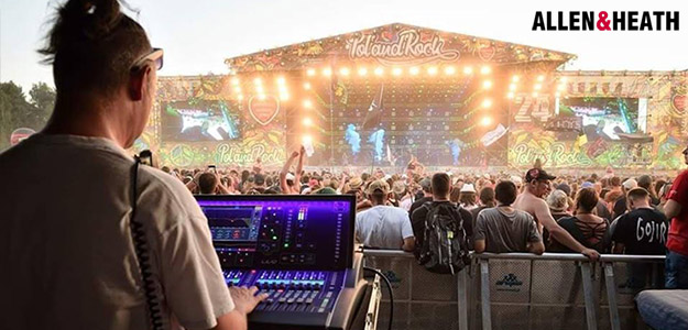 Allen &amp; Heath dLive na Pol'And'Rock 2018