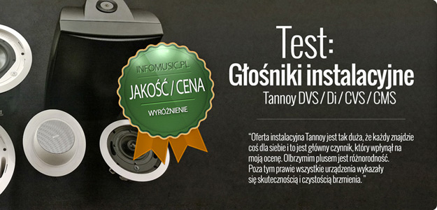 Instalacyjne głośniki Tannoy Professional na testach w Infomusic