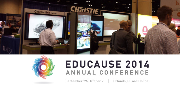 Rozwiązania multimedialne Christie na EDUCAUSE 2014