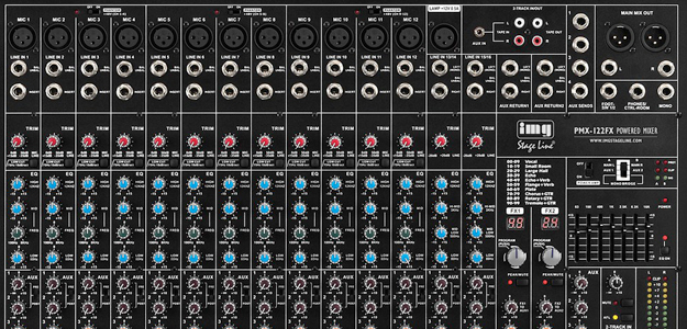 IMG Stage Line MMX-82UFX oraz PMX-122FX: zoptymalizuj dźwięk z mikserami