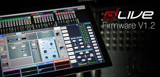 Allen &amp; Heath dLive v1.2 - Nowy firmware dostępny do pobrania