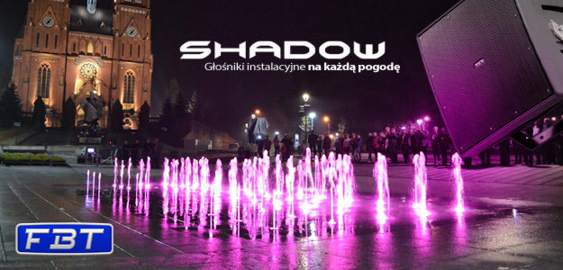 Multimedialna fontanna w Rybniku nagłośniona przez FBT SHADOW