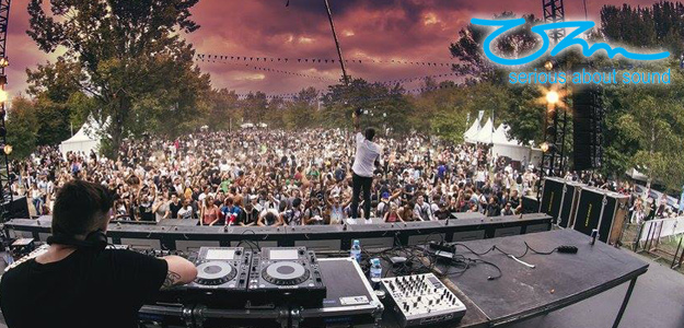 Nagłośnienie OHM na festiwalu Inox Park w Paryżu