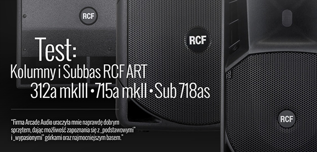 RCF Art Series: 312a, 715a i Sub 718as - Ciężki kaliber mocy