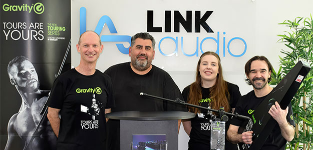 Adam Hall Group wyznacza Link Audio na wyłącznego dystrybutora marki Gravity w Australii