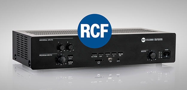 Nowość: RCF ES 3080 - 80W instalacyjny power mikser z MP3 